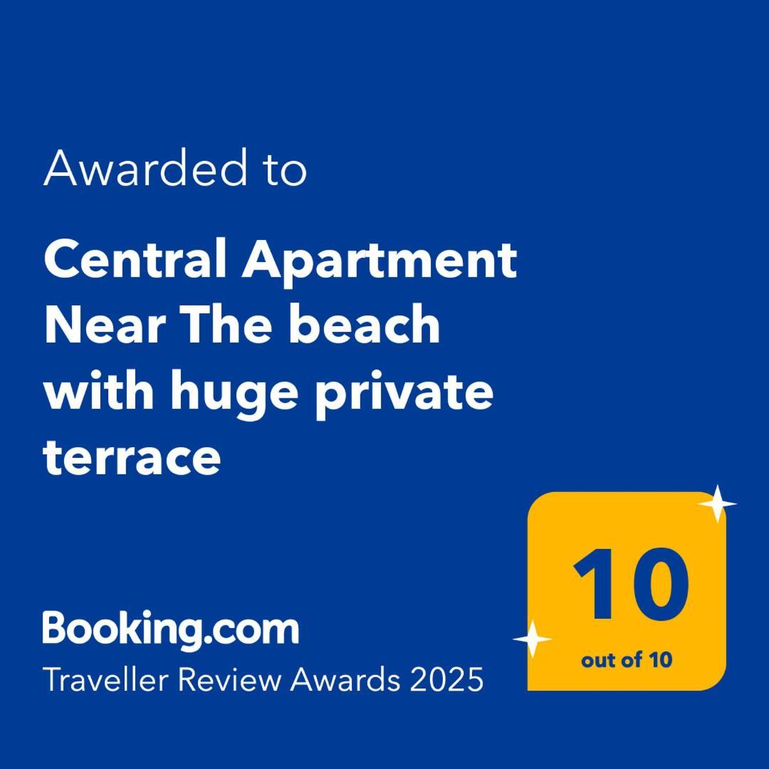 Central Apartment Near The Beach With Huge Private Terrace 路特奇 外观 照片